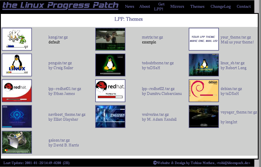 Ejemplos de Linux Progress Patch