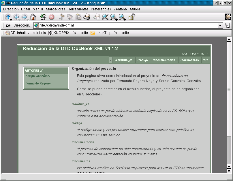 Ventana de informaci�n