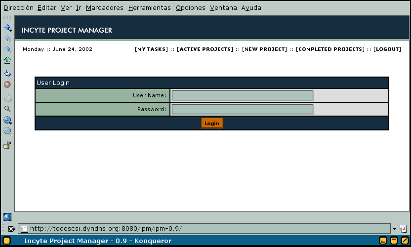 Login de IPM